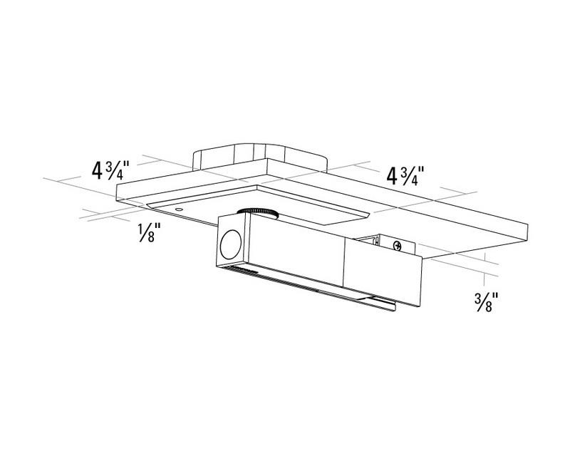 Prospec/Surface Floating Canopy Kit, Matte Black Finish